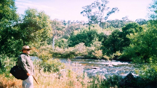 Tony Bush Walking along the Goobarragandra River