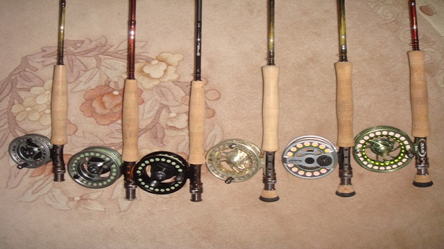 Tane uses these beautiful fly rods during fly fishing lessons.